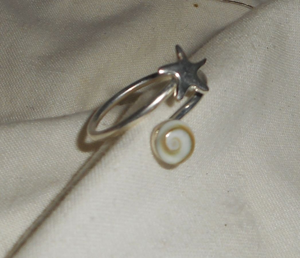 Original 925 sterling sølv ring med St. Lucia Eye Music Note 