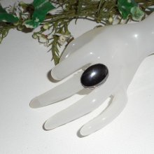 Hæmatit cabochon ring